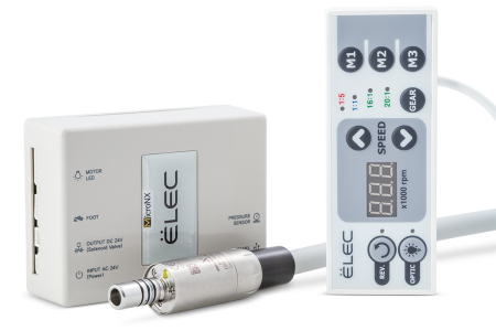 Встраиваемый бесщеточный микромотор с оптикой MicroNX EL-B40S 2