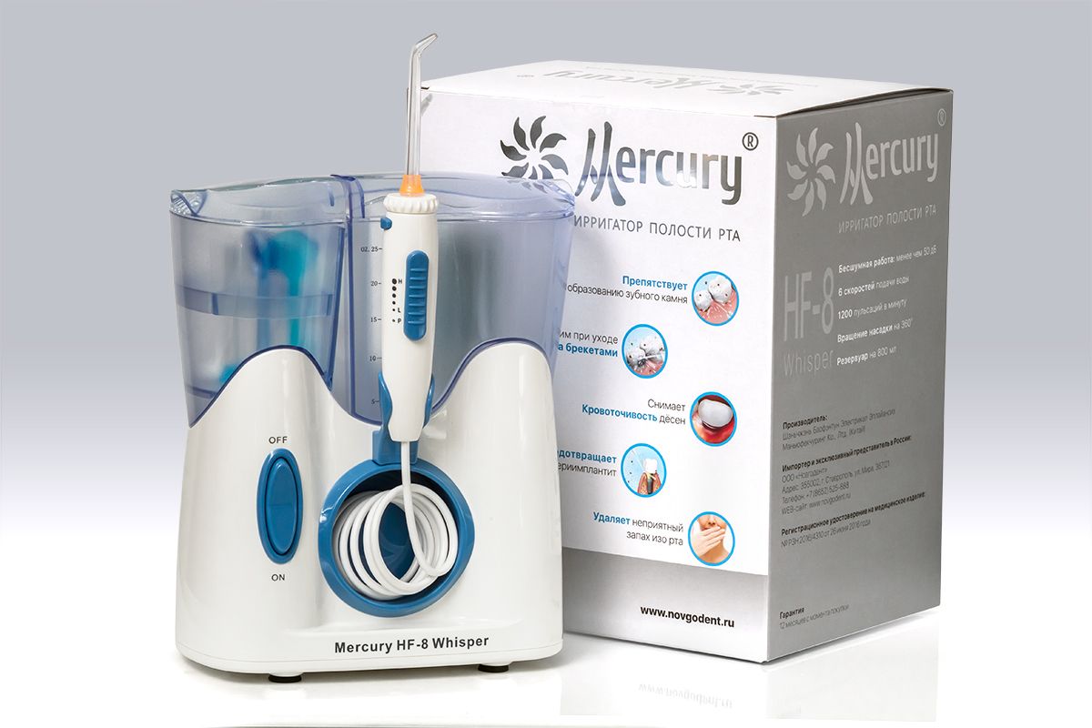 Ирригатор Mercury HF-8 Whisper для полости рта