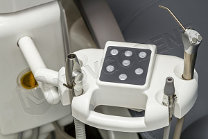 Стоматологическая установка Woson WOD 550 верхняя подача в мягкой обивке - Фото 4